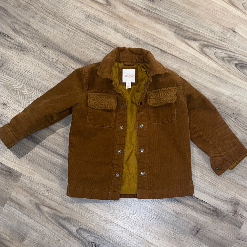Cat & Jack Brown Corduroy Kids Jacket